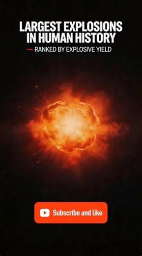 LARGEST EXPLOSIONS IN HUMAN HISTORY — RANKED 💥