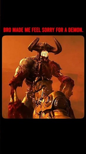 DOOM Slayer Made Me Feel Bad for the Demon #doomslayer #doomthedarkages