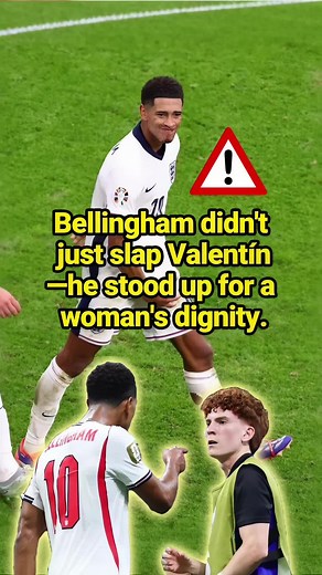 Jude Bellingham: You only saw me slap Valentín's head, but you didn't hear the four words he said to me. #TikTokCampaign #soccer #judebellingham #valentinbarco #worldcup