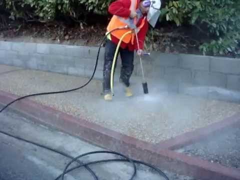 rattrapage d'un beton - decapage de béton désactivé