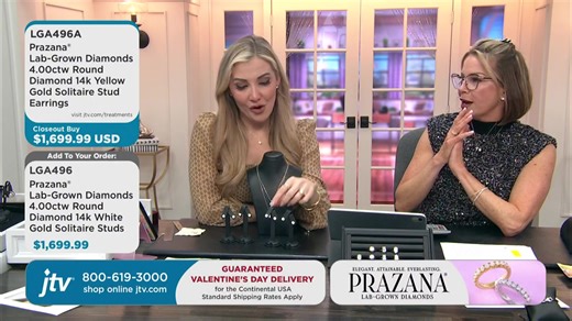 https://bit.ly/3JHNaX8 Stand out in Prazana Lab-Grown Diamonds, the ultimate fusion of beauty & science. Set in luxurious 14k yellow, white or rose gold, Prazana diamonds have the same optical, physical & chemical properties as mined diamonds. https://bit.ly/4pmI2qD | JTV Live