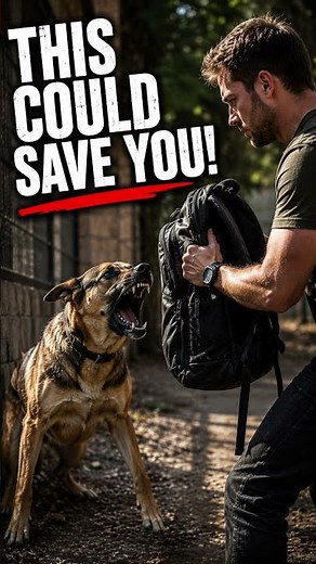 Never run from an aggressive dog #dogtips #safety