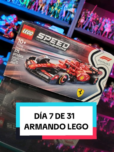 Día 7 de 31: Armando el Ferrari de LEGO Speed Champions