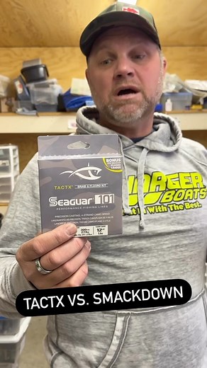 1.7K views · 16 reactions | Smackdown and TactX braid both have excellent strength, but there are a few differences between the two. Seaguar pro @lukeclausen shares a few of the observations he has seen from fishing the two lines. . . . #fishseaguar #tactxbraid #smackdownbraid | Fish Seaguar | Facebook