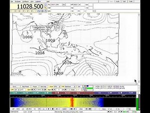 Weather Fax from Australian BOM HF radio transmission