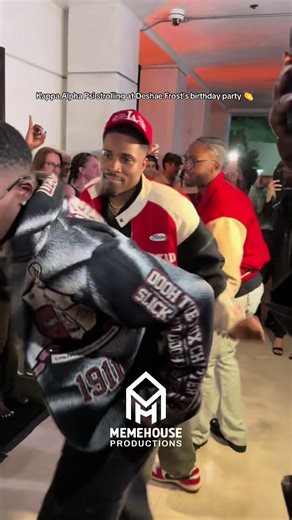 #KappaAlphaPsi strolling at @Deshae Frost’s birthday party 👏 @MemeHouse Productions #memehouseproductions #deshaefrost #Capaholics #nupes