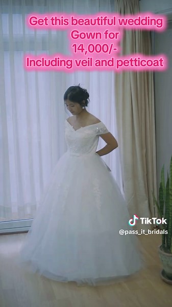 Stunning Nepali Christian Bride Wedding Gown