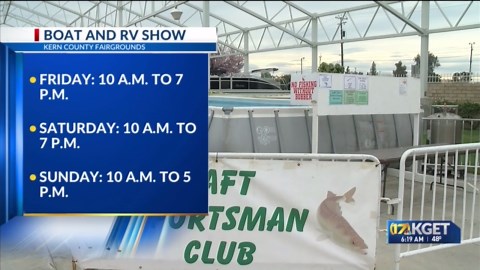 Boat and RV Show at the Kern County Fairgrounds