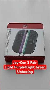 New Joy-Con 2 Colours are here! Let’s unbox Light Purple/Light Green Controllers #NintendoSwitch2