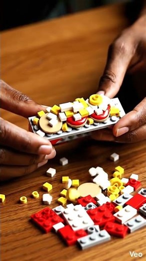 LEGO Pizza Assembly Line 🍕⚙️ #Shorts #LEGO #Pizza