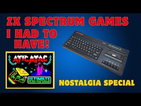 The Sinclair ZX Spectrum games I had to have in my collection. No commentary, just ❤️.