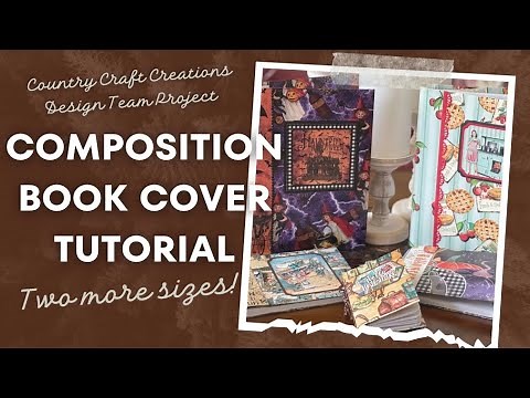 Composition Book Covers, Full Size and Half Size!