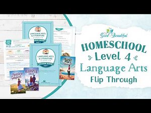 NEW Level 4 Homeschool Language Arts | Flip Through | The Good and the Beautiful