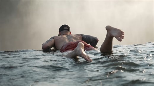 They swam right to the edge – then saw what was below them