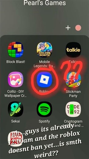 i thougth roblox was goin ban but smth was happening in roblox its 12:00am