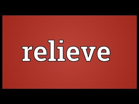 Relieve Meaning