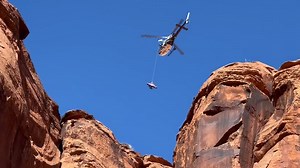 WATCH: Rescue units airlift injured hiker from Snow Canyon
