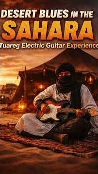 🎶 Desert Blues in the Sahara 🏜️ | Tuareg Electric Guitar Experience
