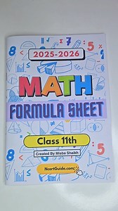 📝💡 “Quick Revision Partner – Class 11 Maths formulas.” | NCERT Guide