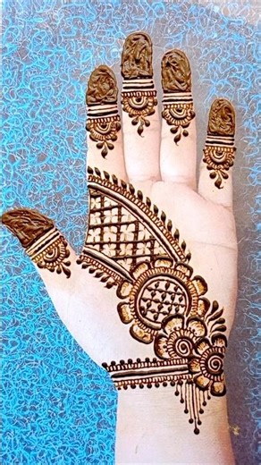Easy Ravina Mehndi Design| Quick Tutorial💖#ravinamehndi#mehndidesign#easymehndi