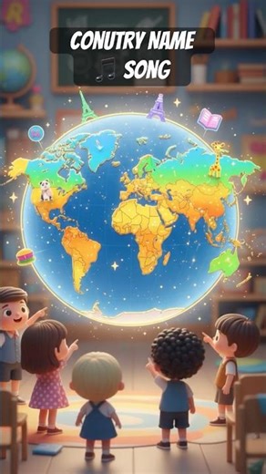 🌍 Country Name Song for Kids | Learn Countries with Fun | Rhymes Room