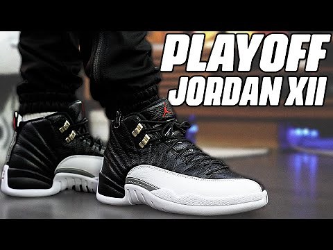 MUST COP ! Air Jordan 12 PLAYOFF Review and On Foot in 4K !