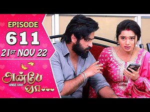 Anbe Vaa Serial | Episode 611 | 21st Nov 2022 | Virat | Delna Davis | Saregama TV Shows Tamil