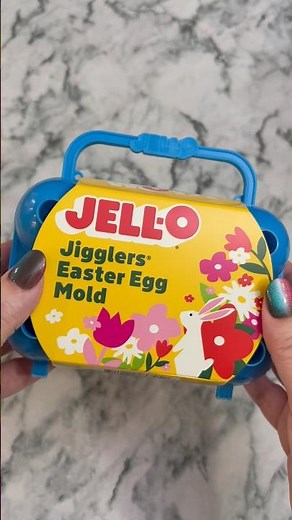 JELL-O Jigglers Easter Egg Mold! #shorts #asmr #satisfyingvideo #foodshorts