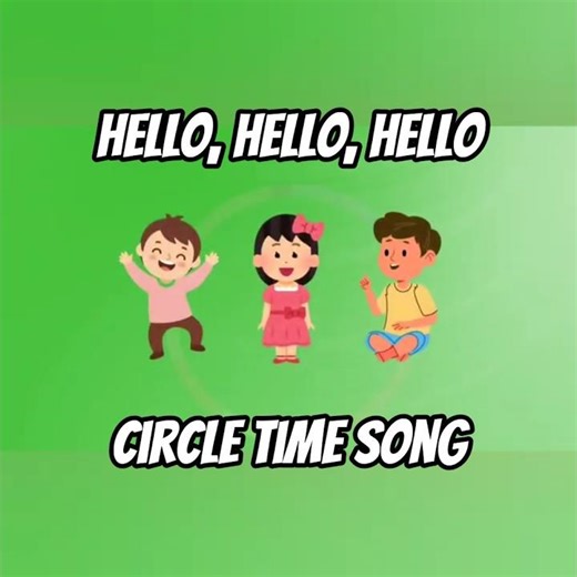 Hello, Hello, Hello - Welcome Kids' Song with Little Circle Time