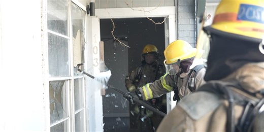 Bryan Fire Department trains cadets in rare, real-world demolition exercise near Northgate