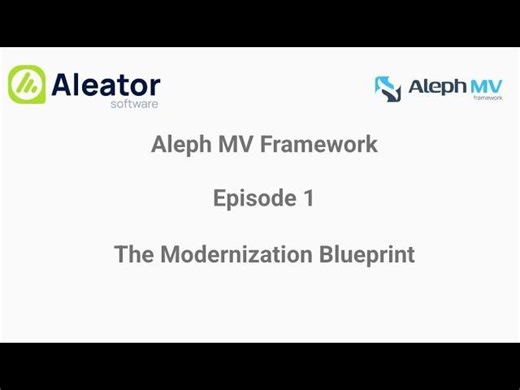 Modernize MultiValue without starting from scratch, leveraging existing expertise and data with the Aleph MV Framework. | Aleator Software posted on the topic | LinkedIn