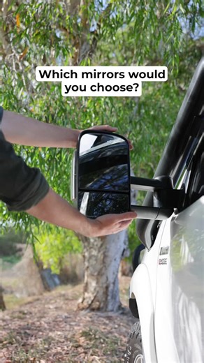 4WD 24/7 on Instagram: "@clearviewaccessories has the BIGGEST range of towing mirrors on the market, so you know they've got you covered! 🤩 Which mirrors would you choose? 👀👇🏻 - #4x4 #towing #4wd247 #camping #adventure"