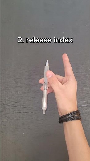 how to twirl a pen is your fingers🖋️🌀 | pen spinning thumb around tutorial #penspinning #magic