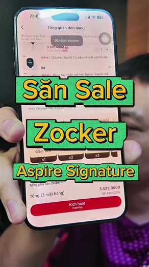 Zocker Aspire Signature Sale Deals