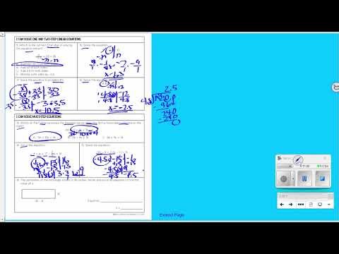 Expressions Study Guide - KMS Accelerated 7-8 Math