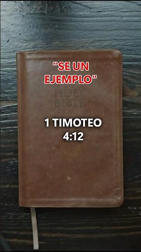 1 Timoteo 4:12 | Sé ejemplo en fe, amor y pureza 🙏✨