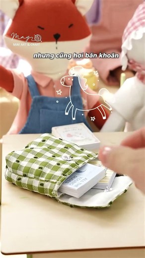 Phụ kiện balo cho thú bông/ búp bê vải - Tiệm Tạp Hoá Nhà May