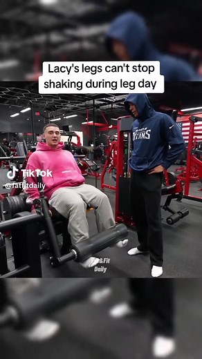 Lacy's Legs Shake During Intense Leg Day Workout