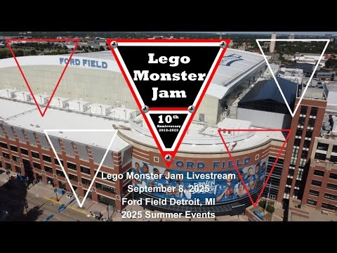 Lego Monster Jam Ford Field Detroit, MI Show 2