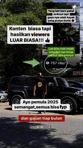 100K views · 52 reactions | Model konten reels yang disukai Algor1tm4 juli-agustus 2025 #anandazoe #fyp #mobil #viral #reels | Ananda Zoe | Facebook