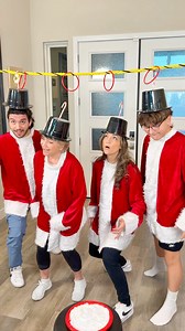324K views · 959 reactions | Hook the Candy Cane or Face the Pie Hilarious Family Challenge! Use the candy cane on top of your hat to hook the ring and claim victory, but there’s a twist, the last person left gets a pie to the face. Such a fun holiday party game. #holidayseason #christmastime #partygames #newyears #familygames #games #challenges This original video was produced by Wonder and Raw, Network Media LLC and The Tus House | Crafts Hacks and Laughs | Facebook