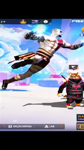 KRATOS no FF 😱💀 #freefire #shorts #shortsfeed