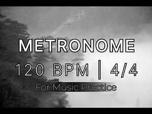Metronome at 120 BPM | 4/4 Time Signature | Speed Training | Guitar, Drums, Piano & More