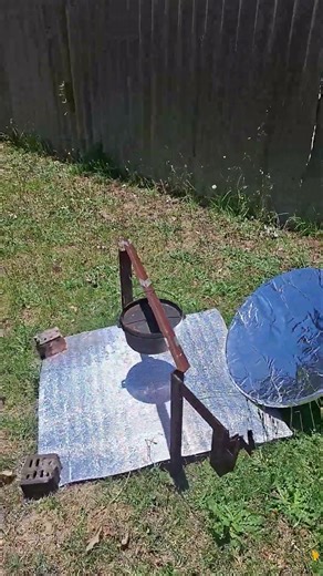 solar cooker experiment