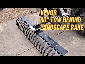 Is the VEVOR Tow Behind 60" Landscape Rake Any Good?
