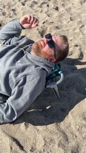 The ultimate beach chair DOES exist! This portable folding beach chair solved every issue I’ve ever