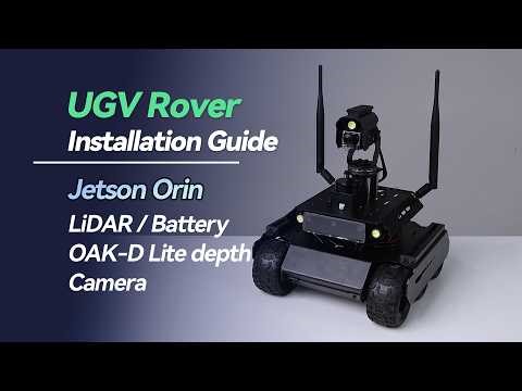 UGV Rover ROS2 Kit Build: Installing Jetson Orin Nano, D500 LIDAR, OAK-D Lite Camera & Battery
