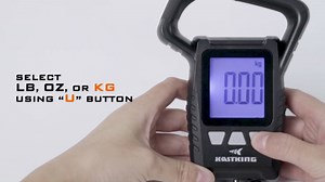 KastKing Waterproof Floating Fish Scale, 110lb, 2.5” LCD, Memory