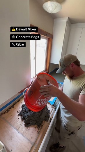 DIY Concrete Countertops! (CHEAP)