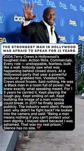 TERRY CREWS PLAYED THE TOUGH GUY HE WAS TERRIFIED INSIDE 💔